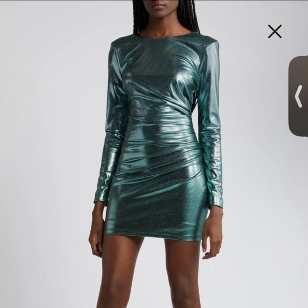 NWT - Dress the Population Green Mini - Size Medium